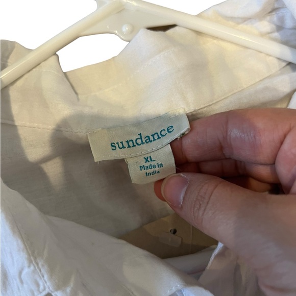 NWT Sundance Catalog X Dylan Women's Feronia Shirt Color: White  Size: XL - Picture 2 of 3